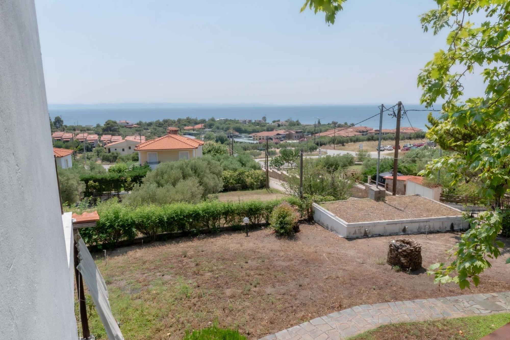 Sea View Maisonette Close To Neos Marmaras Villa ลาโกมานดรา ภายนอก รูปภาพ
